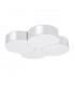 Circle Decorative Flush Ceiling Light White 78cm-1
