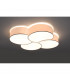 Circle Decorative Flush Ceiling Light White 78cm-3
