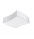 Square Decorative Flush Ceiling Light White 39cm-1