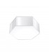 Sunde Decorative Flush Ceiling Light White 11.5cm-1