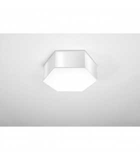 Sunde Decorative Flush Ceiling Light White 11.5cm-2