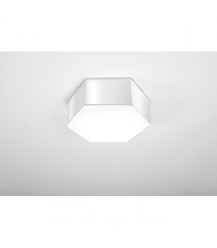 Sunde Decorative Flush Ceiling Light White 11.5cm-2