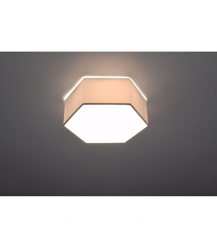 Sunde Decorative Flush Ceiling Light White 11.5cm-3