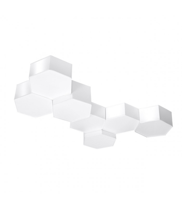 Sunde Decorative Flush Ceiling Light White 11.5cm-4