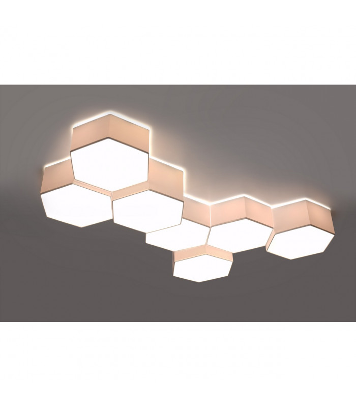 Sunde Decorative Flush Ceiling Light White 11.5cm-6