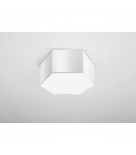 Sunde Decorative Flush Ceiling Light White 15.5cm-2