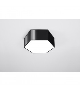 Sunde Decorative Flush Ceiling Light Black 11.5cm-2