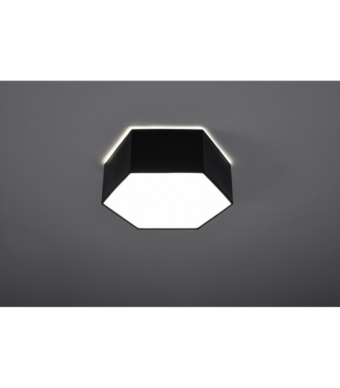 Sunde Decorative Flush Ceiling Light Black 11.5cm-3