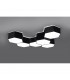 Sunde Decorative Flush Ceiling Light Black 13.5cm-6