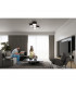 Sunde Decorative Flush Ceiling Light Black 13.5cm-9