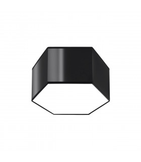 Sunde Decorative Flush Ceiling Light Black 15.5cm-1