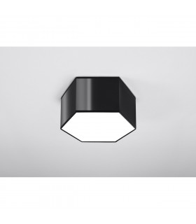 Sunde Decorative Flush Ceiling Light Black 15.5cm-2