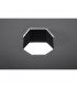 Sunde Decorative Flush Ceiling Light Black 15.5cm-3