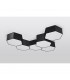 Sunde Decorative Flush Ceiling Light Black 15.5cm-5