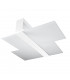 Massimo Decorative Flush Ceiling Light White 2x E27-1