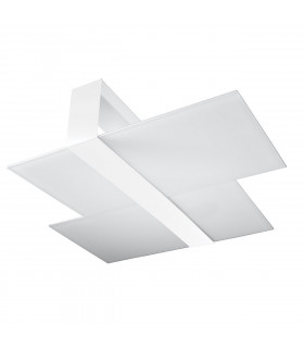 Massimo Decorative Flush Ceiling Light White 2x E27-1