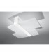 Massimo Decorative Flush Ceiling Light White 2x E27-2