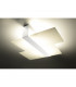 Massimo Decorative Flush Ceiling Light White 2x E27-3