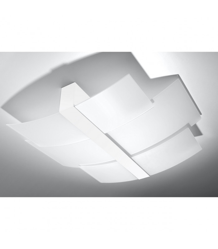 Celia Decorative Flush Ceiling Light White 3x E27-2