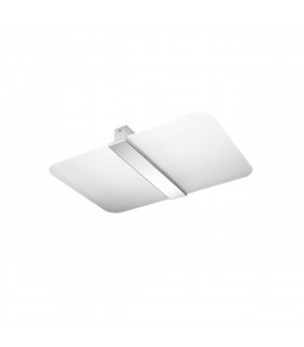 Azalia Decorative Flush Ceiling Light White Chrome 2x G9-1