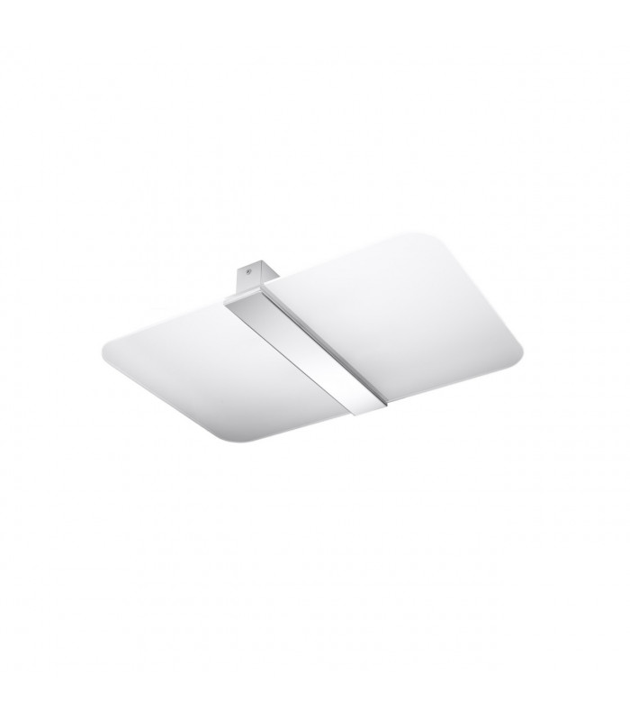 Azalia Decorative Flush Ceiling Light White Chrome 2x G9-1