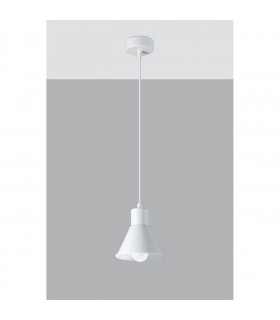 Taleja Dome Pendant Ceiling Light White 1x E27-2
