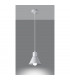 Taleja Dome Pendant Ceiling Light White 1x E27-3