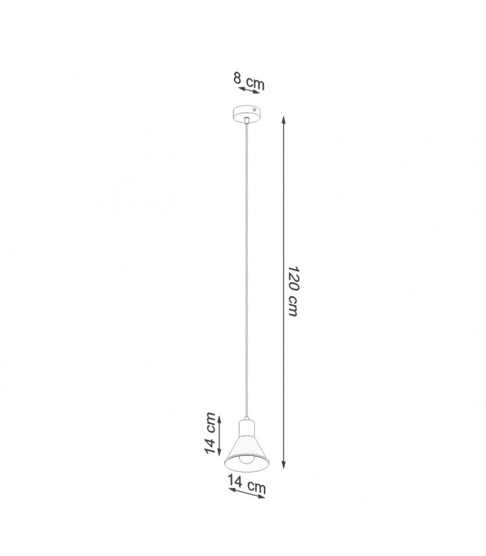 Taleja Dome Pendant Ceiling Light White 1x E27-4