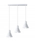 Taleja Bar Pendant Ceiling Light White 3x E27-1