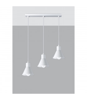 Taleja Bar Pendant Ceiling Light White 3x E27-2