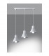 Taleja Bar Pendant Ceiling Light White 3x E27-3