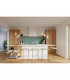 Taleja Bar Pendant Ceiling Light White 3x E27-5