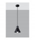 Taleja Dome Pendant Ceiling Light Black 1x E27-2