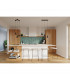 Taleja Bar Pendant Ceiling Light Black 3x E27-5