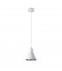Taleja Dome Pendant Ceiling Light White 1x ES111-1