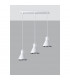 Taleja Bar Pendant Ceiling Light White 3x ES111-2
