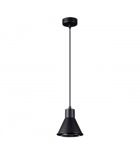 Taleja Dome Pendant Ceiling Light Black 1x ES111-1