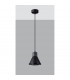 Taleja Dome Pendant Ceiling Light Black 1x ES111-2