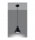 Taleja Dome Pendant Ceiling Light Black 1x ES111-3