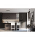 Taleja Dome Pendant Ceiling Light Black 1x ES111-5