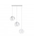 Tulos Bar Pendant Ceiling Light White 3x E27-1