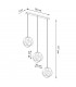 Tulos Bar Pendant Ceiling Light White 3x E27-4