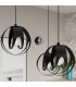 Tulos Semi Flush Light Black 1x E27-7