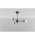 Lango Multi Arm Semi Flush Ceiling light Black 3x E27-2