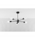 Lango Multi Arm Semi Flush Ceiling light Black 5x E27-2
