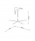 Lango Multi Arm Semi Flush Ceiling light Black 5x E27-4