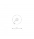 Rio Integrated LED Ring Pendant Ceiling Light White 3000K 3870lm-3