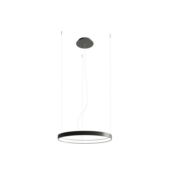 Rio Integrated LED Ring Pendant Ceiling Light Black 3000K 3870lm-1