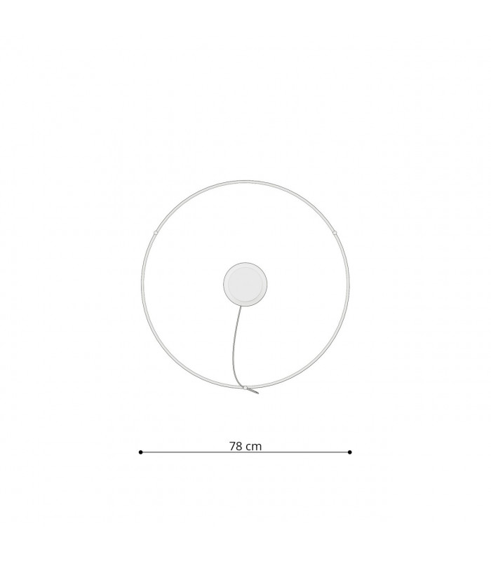 Rio Integrated LED Ring Pendant Ceiling Light White 4000K 5520lm-3