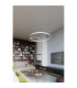 Rio Integrated LED Ring Pendant Ceiling Light White 4000K 5520lm-4